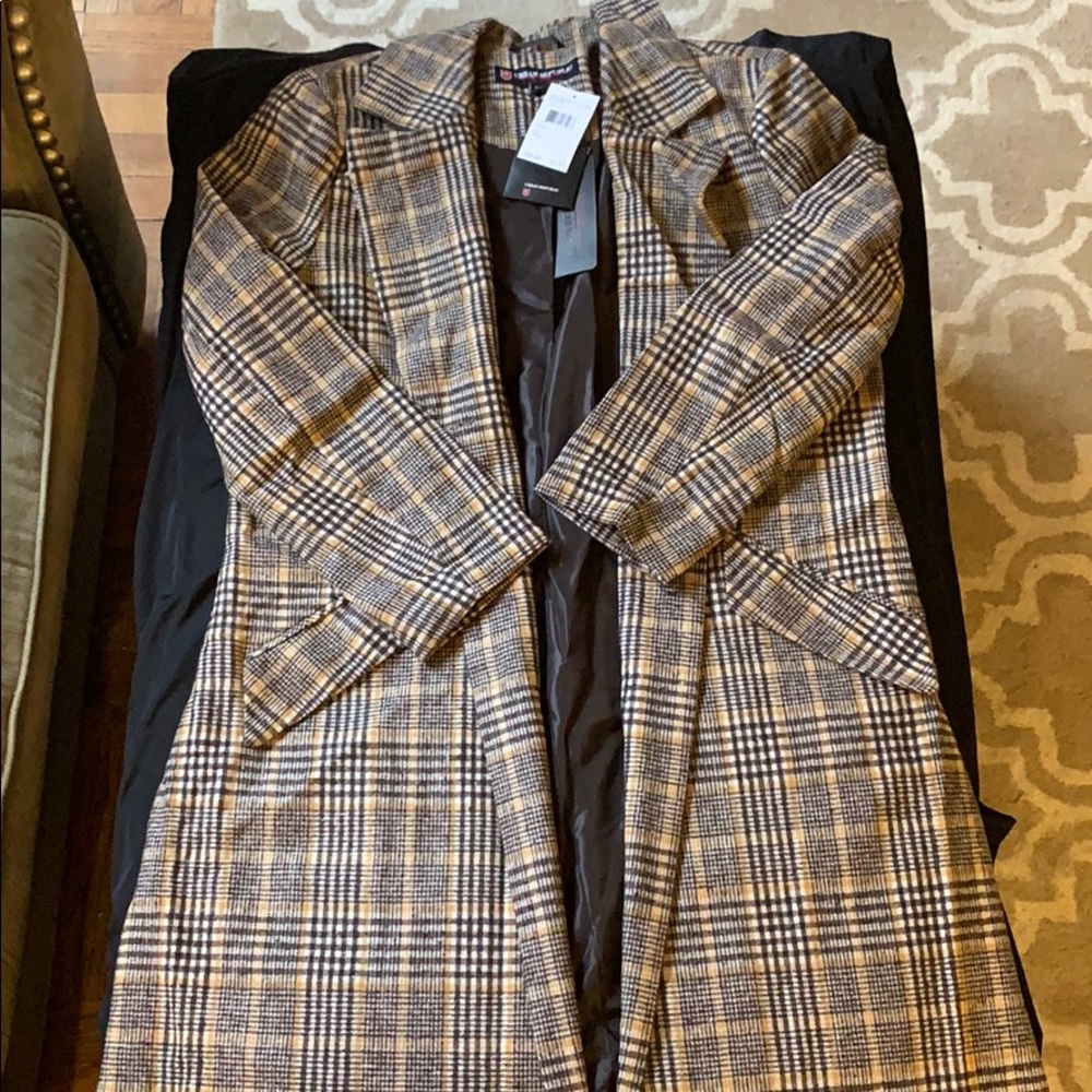 Long line wool coat